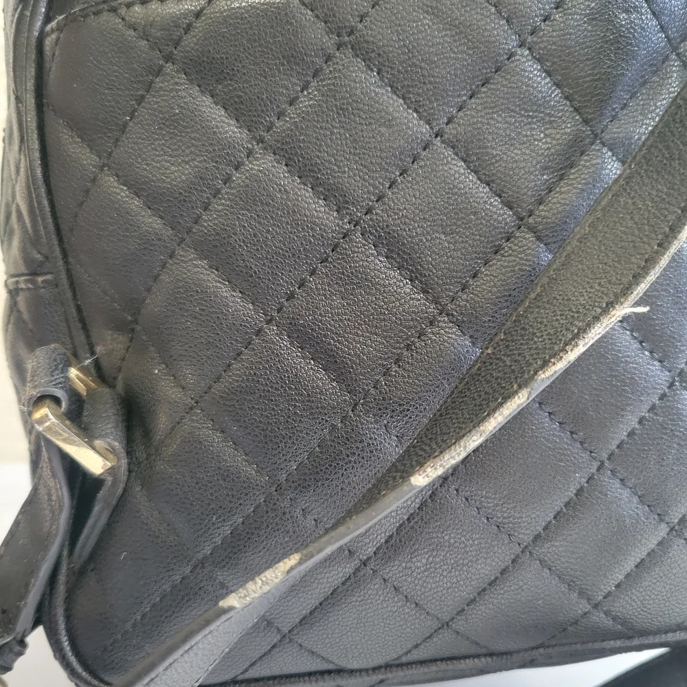 Michael Kors Black Quilted Backpack